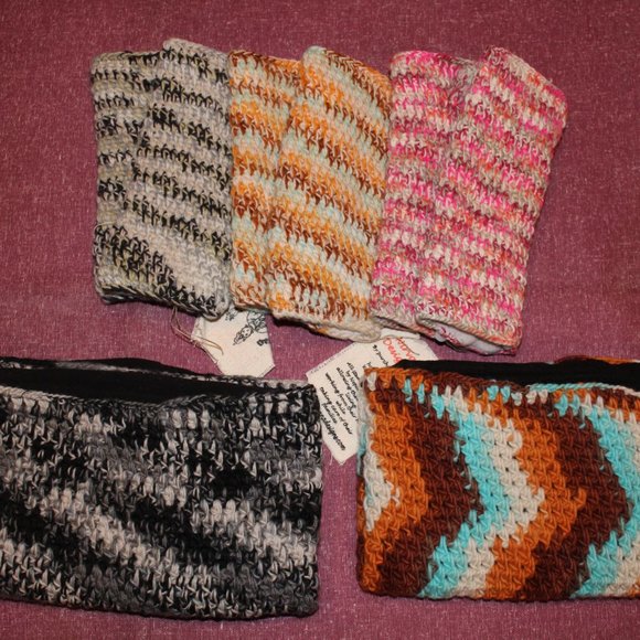 💥 Nirvanna Merino Wool Neckwarmer Br/Bl Unisex - Picture 3 of 4